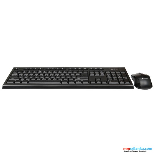 VERBATIM Wireless Keyboard & Mouse Combo (2Y)